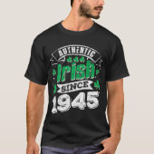 T-shirt Authentic Original Irish Depuis 1945 St Patrick 75 (Devant)