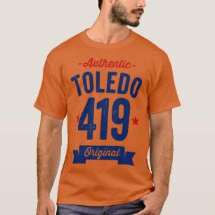 T-shirt Authentic Toledo 419 Area Code