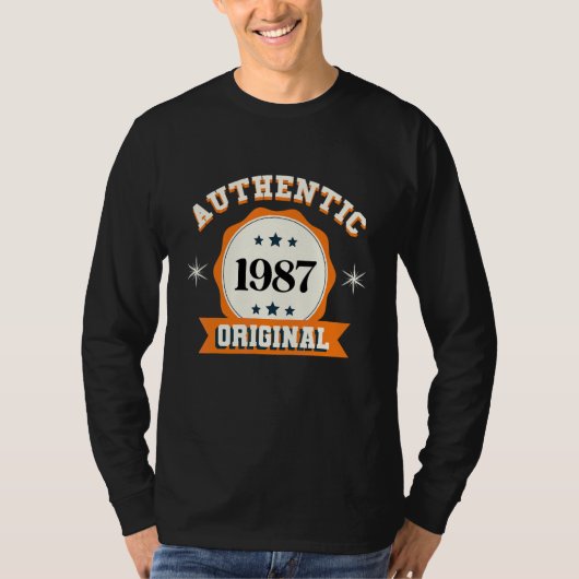 T-shirt Authentique original de 1987 (Devant)