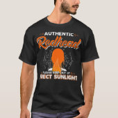 T-shirt Authentique Redhead Keep Hors Sunlight Ginger cade (Devant)