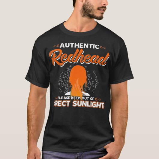 T-shirt Authentique Redhead Keep Hors Sunlight Ginger cade (Devant)