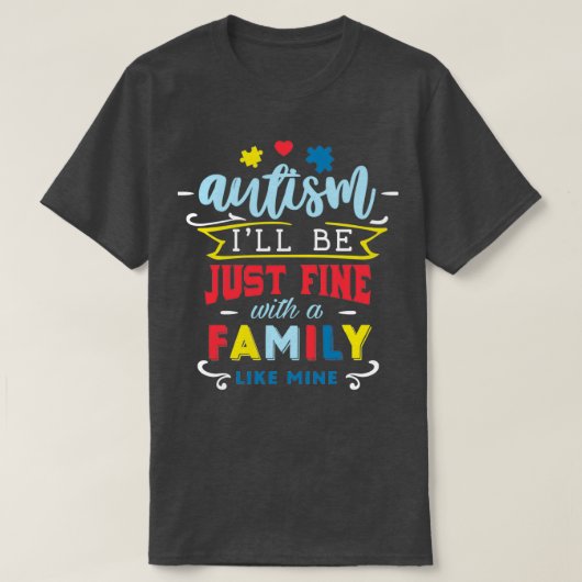 T-SHIRT AUTISM 25 (Design devant)