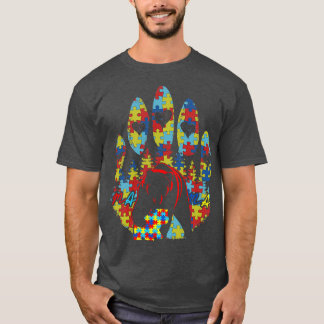 T-shirt Autism Aware Mama Bear Maman