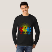 T-shirt Autism Aware Puzzle Chemical Element (Devant entier)