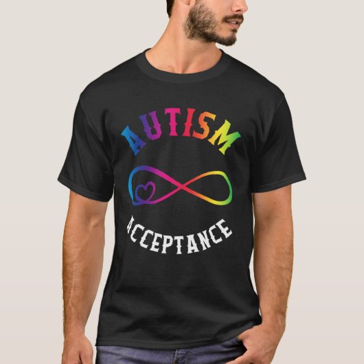 T-shirt Autism Awareness Acceptance Red Instead Puzzle mom (Devant)
