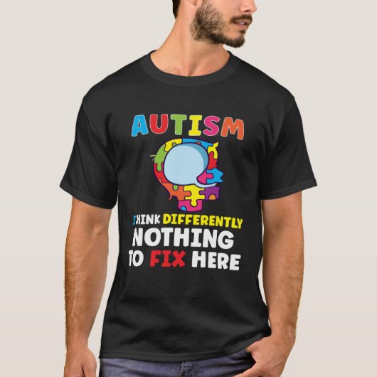T-shirt Autism Awareness Autism Disease Autistic (Devant)