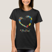 T-shirt Autism Awareness Be Kind Kindness Heart Puzzle (Devant)
