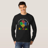 T-shirt Autism Awareness Be Kind Support Autism (Devant entier)
