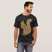 T-shirt Autism Awareness Big Brother Squirrel (Devant entier)