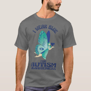 T-shirt Autism Awareness Blue Fairy for Autistic people