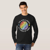 T-shirt Autism Awareness Brain The World Needs All Kinds O (Devant entier)