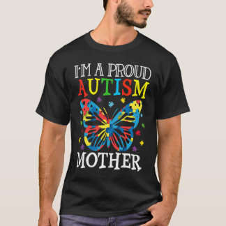 T-shirt Autism Awareness Butterfly I'm a Proud Autism Moth