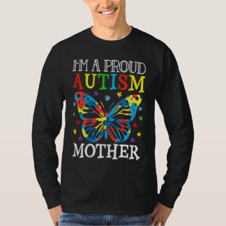 T-shirt Autism Awareness Butterfly I'm a Proud Autism Moth