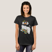 T-shirt Autism Awareness Dad Proud Autistic Son Daughter E (Devant entier)