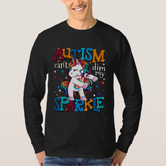 T-shirt Autism Awareness Kids Unicorn  For Autism Mom Girl