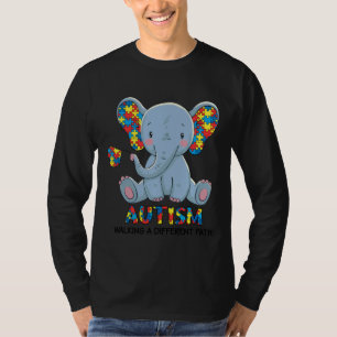 T-shirt Autism Awareness Kindness Autism Walking A Differe