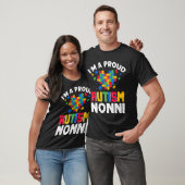 T-shirt Autism Awareness Matching Family I'm a Proud Autis (Unisexe)