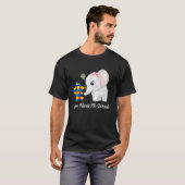 T-shirt Autism Awareness Month Mama Papa Elephant Love Nee (Devant entier)