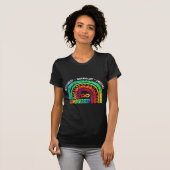 T-shirt Autism Awareness Month Neurodiversity Rainbow Tie  (Devant entier)