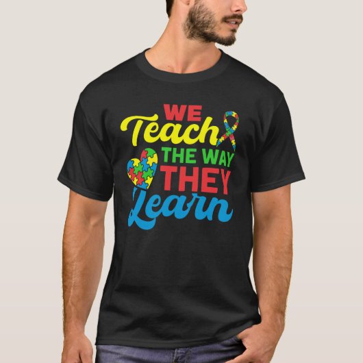 T-shirt Autism Awareness School Teaching Proud Autism Teac (Devant)