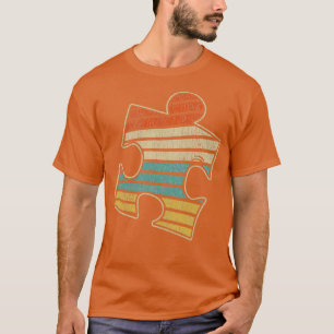 T-shirt Autism Awerness Vintage les années 70 80s Autistic