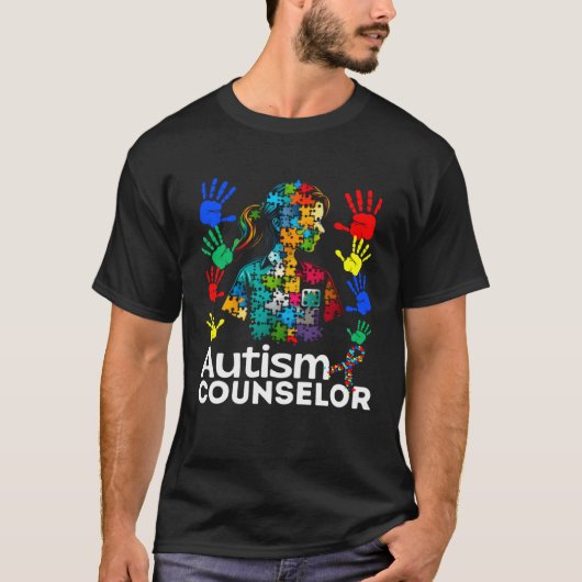 T-shirt Autism Counselor Navigating Autism Autism Counseli (Devant)