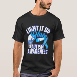 T-shirt Autism-Cute Light It Up Blue For Autism Awareness