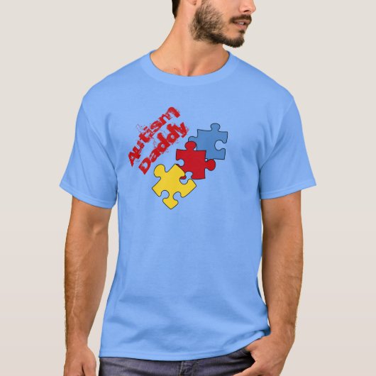 T-shirt Autism Daddy Shirt (Devant)