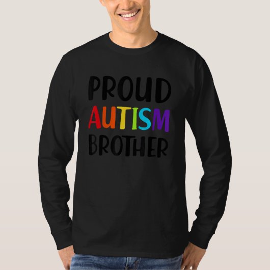 T-shirt Autism Day Siblings Graphic Classic Love My Brothe (Devant)