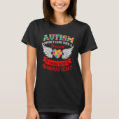 T-shirt Autism Doesn't Come With Manual Comes With Heart O (Devant)
