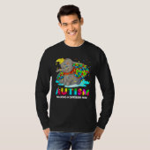 T-shirt Autism Elephant Dumbo Walking A Different Path Aut (Devant entier)