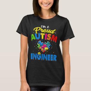 T-shirt Autism Engineer Sensibilisation sur l'autisme Acce