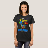 T-shirt Autism Engineer Sensibilisation sur l'autisme Acce (Devant entier)
