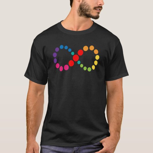 T-shirt Autism Infinity Symbol (Devant)