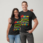 T-shirt Autism Is A Journey I Never Love My Tour G (Unisexe)