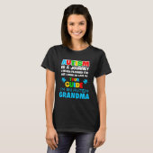 T-shirt Autism is a journey I never planned Autism grandma (Devant entier)