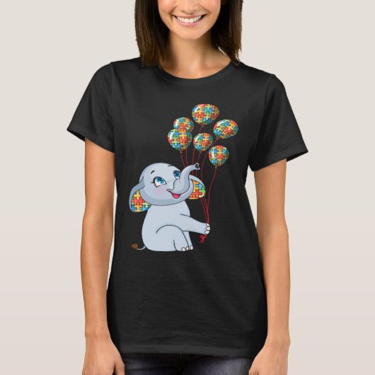 T-shirt Autism is my Incredible talent Baby Elephant Autis (Devant)