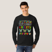 T-shirt Autism Is Not a Disability It s a Different Abilit (Devant entier)