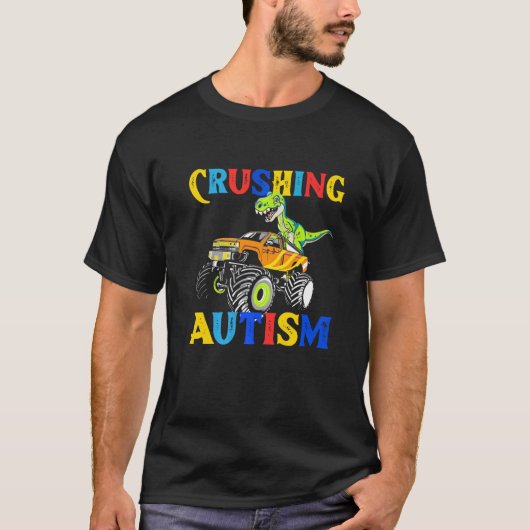 T-shirt Autism Mega Camion Une Sensibilisation sur l'autis (Devant)