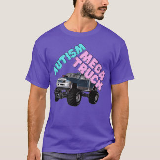 T-shirt Autism Mega Truck monster camion amoureux 3