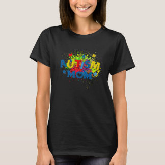 T-shirt Autism Mom Mother Sunflower Puzzle Piece Autism Aw
