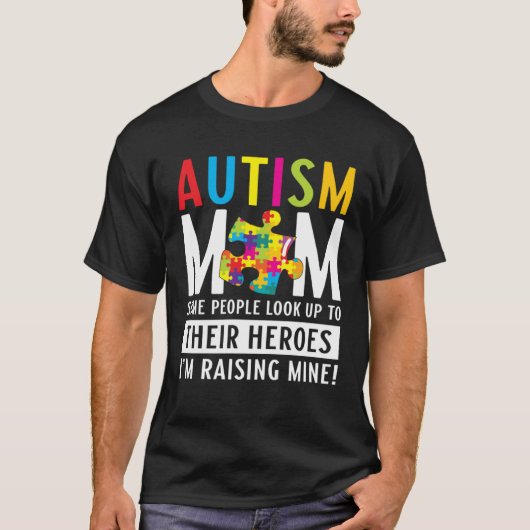 T-shirt Autism Mom Puzzle Autism Awareness Puzzle Piece (Devant)