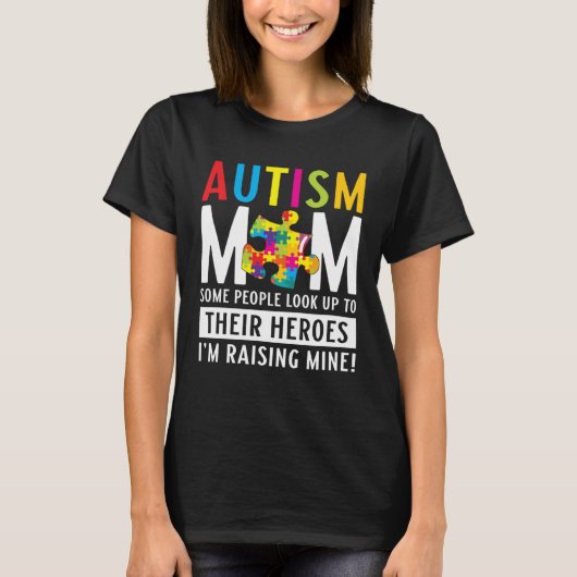 T-shirt Autism Mom Puzzle Autism Awareness Puzzle Piece (Devant)