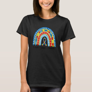 T-shirt Autism Mom Rainbow Accepter Adapt Advocate Autism 