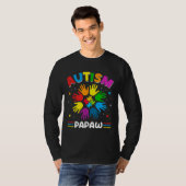 T-shirt Autism Papaw Love Sensibilisation sur l'autisme Fa (Devant entier)