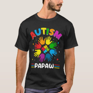 T-shirt Autism Papaw Love Sensibilisation sur l'autisme Fa