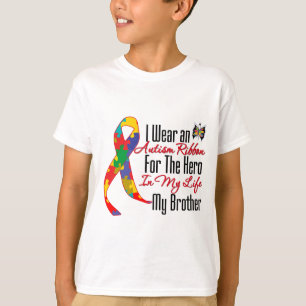 T-shirt Autism Ribbon Hero dans My Life My Brother