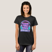 T-shirt Autism Sensory Overload - Turn Down Humanity (Devant entier)