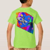 T-shirt Autism Shark (Dos)
