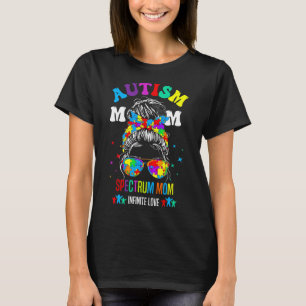 T-shirt Autism Spectrum Maman Infinite Love Sensibilisatio